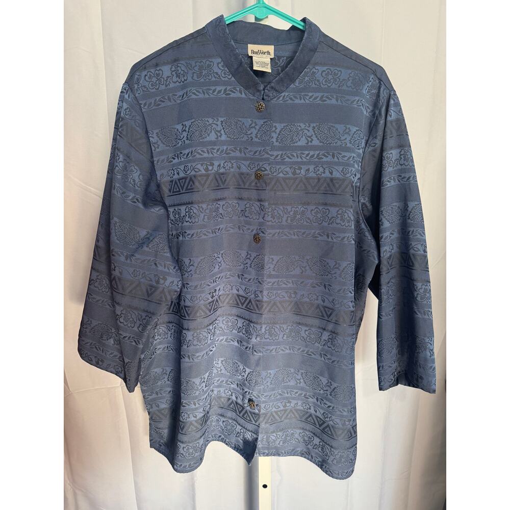 Blue Vintage BonWorth Top Size XL